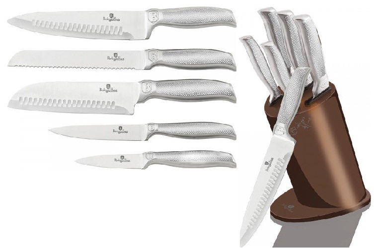 BH2272A Набор ножей 6 шт на подставке "KikozaC"1/4