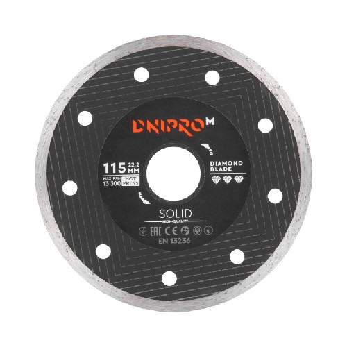 Алмазный диск DNIPRO-M 115 22,2, 1.6 Solid