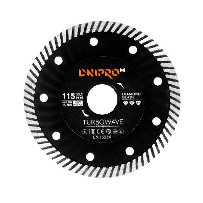 Алмазный диск DNIPRO-M 115 22,2, Turbowave