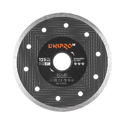 Алмазный диск DNIPRO-M 125 22,2, 1.6 Solid