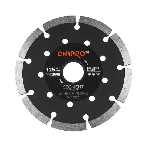 Алмазный диск DNIPRO-M 125 22,2, Segment