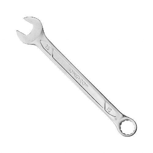 Ключ рожково-накидной DNIPRO-M, CR-V, штамп., 15мм