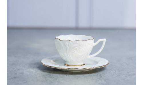 COFFEE CUP+ SAUCER "ROSSEN PLATE" (16981+16982) 1/48