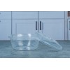 0179 4.5 lt random wavy basin with cover