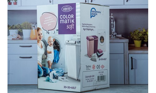 0048 colormatic 60 lt laundry basket